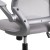 Flash Furniture BL-ZP-8805-GY-GG Mid-Back Gray Mesh Swivel Ergonomic Task Office Chair with Gray Frame and Flip-Up Arms addl-8