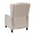 Flash Furniture BO-BS7002-1-CREAM-GG Traditional Style Slim Cream Fabric Push Back Wingback Recliner with Accent Nail Trim addl-5