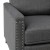 Flash Furniture BO-BS7003-GY-GG Transitional Style Gray Fabric Push Back Pillow Back Recliner with Accent Nail Trim addl-9