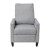 Flash Furniture BO-BS7003-LGY-GG Transitional Style Light Gray Fabric Push Back Pillow Back Recliner with Accent Nail Trim addl-8