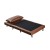 Flash Furniture BO-BS-BS031-BRN-GG Brown LeatherSoft Convertible Tri-Fold Multifunctional Adjustable Sleeper Chair with Pillow addl-12