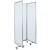 Flash Furniture BR-PTT001-3-M-60183-GG Mobile Magnetic 3-Section Whiteboard Partition with Lockable Casters, 72"H x 24"W addl-7