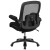 Flash Furniture BT-20180-GG Big & Tall Black Mesh Executive Swivel Office Chair with Lumbar and Back Support and Wheels addl-7