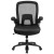 Flash Furniture BT-20180-LEA-GG Big & Tall 500 lb. Black Mesh/LeatherSoft Executive Ergonomic Office Chair with Adjustable Lumbar addl-10