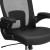 Flash Furniture BT-20180-LEA-GG Big & Tall 500 lb. Black Mesh/LeatherSoft Executive Ergonomic Office Chair with Adjustable Lumbar addl-8