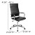 Flash Furniture BT-20595H-1-BK-GG High Back Black LeatherSoft Contemporary Ribbed Executive Swivel Office Chair addl-6