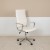 Flash Furniture BT-20595H-1-WH-GG High Back White LeatherSoft Contemporary Ribbed Executive Swivel Office Chair addl-1