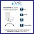 Flash Furniture BT-20595H-1-WH-GG High Back White LeatherSoft Contemporary Ribbed Executive Swivel Office Chair addl-3