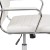 Flash Furniture BT-20595H-1-WH-GG High Back White LeatherSoft Contemporary Ribbed Executive Swivel Office Chair addl-8