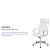 Flash Furniture BT-20595H-2-WH-GG High Back White LeatherSoft Contemporary Panel Executive Swivel Office Chair addl-4