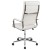 Flash Furniture BT-20595H-2-WH-GG High Back White LeatherSoft Contemporary Panel Executive Swivel Office Chair addl-7