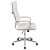Flash Furniture BT-20595H-2-WH-GG High Back White LeatherSoft Contemporary Panel Executive Swivel Office Chair addl-9