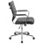 Flash Furniture BT-20595M-1-BK-GG Mid-Back Black LeatherSoft Contemporary Ribbed Executive Swivel Office Chair addl-9