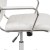 Flash Furniture BT-20595M-1-WH-GG Mid-Back White LeatherSoft Contemporary Ribbed Executive Swivel Office Chair addl-8