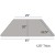 Flash Furniture XU-A2448-TRAP-GY-H-A-GG 24"W x 48"L Trapezoid Activity Table with Gray Laminate Top and Height Adjustable Legs addl-1
