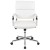 Flash Furniture BT-20595M-2-WH-GG Mid-Back White LeatherSoft Contemporary Panel Executive Swivel Office Chair addl-10