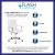 Flash Furniture BT-20595M-2-WH-GG Mid-Back White LeatherSoft Contemporary Panel Executive Swivel Office Chair addl-3