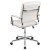 Flash Furniture BT-20595M-2-WH-GG Mid-Back White LeatherSoft Contemporary Panel Executive Swivel Office Chair addl-7