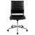 Flash Furniture BT-20595M-NA-BK-GG Mid-Back Armless Black LeatherSoft Contemporary Ribbed Executive Swivel Office Chair addl-10