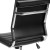 Flash Furniture BT-20595M-NA-BK-GG Mid-Back Armless Black LeatherSoft Contemporary Ribbed Executive Swivel Office Chair addl-13