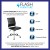 Flash Furniture BT-20595M-NA-BK-GG Mid-Back Armless Black LeatherSoft Contemporary Ribbed Executive Swivel Office Chair addl-3