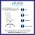 Flash Furniture BT-20595M-NA-WH-GG Mid-Back Armless White LeatherSoft Contemporary Ribbed Executive Swivel Office Chair addl-3