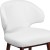 Flash Furniture BT-2-WH-GG Comfort Back Series White LeatherSoft Side Reception Chair with Walnut Legs addl-10