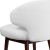 Flash Furniture BT-2-WH-GG Comfort Back Series White LeatherSoft Side Reception Chair with Walnut Legs addl-7