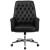 Flash Furniture BT-444-MID-BK-GG Mid-Back Traditional Tufted Black LeatherSoft Executive Swivel Office Chair with Arms addl-10