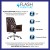 Flash Furniture BT-444-MID-BN-GG Mid-Back Traditional Tufted Brown LeatherSoft Executive Swivel Office Chair with Arms addl-2