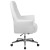 Flash Furniture BT-444-MID-WH-GG Mid-Back Traditional Tufted White LeatherSoft Executive Swivel Office Chair with Arms addl-9