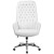 Flash Furniture BT-444-WH-GG Rochelle High Back Traditional Tufted White LeatherSoft Executive Swivel Office Chair with Arms addl-10