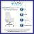 Flash Furniture BT-444-WH-GG Rochelle High Back Traditional Tufted White LeatherSoft Executive Swivel Office Chair with Arms addl-3