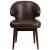 Flash Furniture BT-4-BN-GG Comfort Back Series Brown LeatherSoft Side Reception Chair with Walnut Legs addl-8