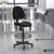 Flash Furniture BT-659-BLACK-GG Black Fabric Drafting Chair addl-1