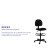 Flash Furniture BT-659-BLACK-GG Black Fabric Drafting Chair addl-3