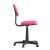 Flash Furniture BT-698-DKPINK-GG Low Back Dark Pink Adjustable Student Swivel Task Office Chair with Padded Mesh Seat and Back addl-7