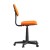 Flash Furniture BT-698-LTORNG-GG Low Back Light Orange Adjustable Student Swivel Task Office Chair with Padded Mesh Seat and Back addl-7
