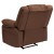 Flash Furniture BT-70597-1-BN-MIC-GG Harmony Series Chocolate Brown Microfiber Recliner addl-2