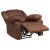 Flash Furniture BT-70597-1-BN-MIC-GG Harmony Series Chocolate Brown Microfiber Recliner addl-3