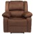 Flash Furniture BT-70597-1-BN-MIC-GG Harmony Series Chocolate Brown Microfiber Recliner addl-5