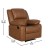 Flash Furniture BT-70597-1-CGN-GG Harmony Series Cognac LeatherSoft Recliner addl-4