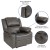 Flash Furniture BT-70597-1-GY-GG Harmony Series Gray LeatherSoft Recliner addl-3