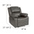 Flash Furniture BT-70597-1-GY-GG Harmony Series Gray LeatherSoft Recliner addl-4