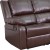 Flash Furniture BT-70597-LS-BN-GG Harmony Series Brown LeatherSoft Loveseat with Two Built-In Recliners addl-9