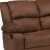 Flash Furniture BT-70597-LS-BN-MIC-GG Harmony Series Chocolate Brown Microfiber Loveseat with Two Built-In Recliners addl-5
