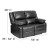 Flash Furniture BT-70597-LS-GG Harmony Series Black LeatherSoft Loveseat with Two Built-In Recliners addl-5