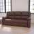 Flash Furniture BT-70597-SOF-BN-GG Harmony Series Brown LeatherSoft Sofa with Two Built-In Recliners addl-1
