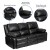 Flash Furniture BT-70597-SOF-GG Harmony Series Black LeatherSoft Sofa with Two Built-In Recliners addl-3