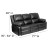 Flash Furniture BT-70597-SOF-GG Harmony Series Black LeatherSoft Sofa with Two Built-In Recliners addl-4